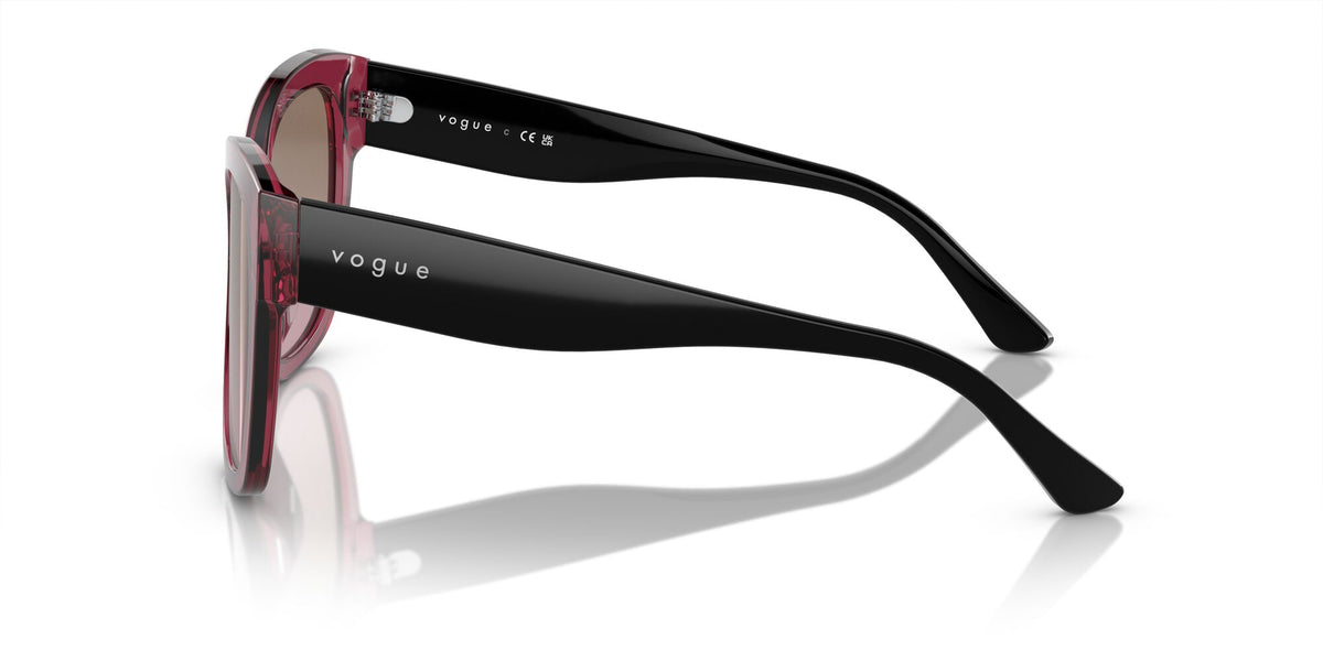 Vogue 0VO5338S 283114 54 Transparent Cherry/ Violet Gradient Brown 54 / Plastic / Plastic