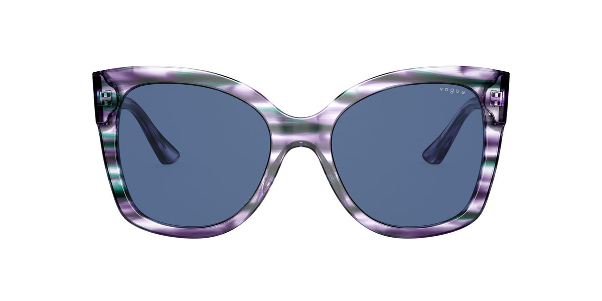 Vogue VO 5338S Striped Purple Violet / Dark Blue 54 / Plastic / Plastic