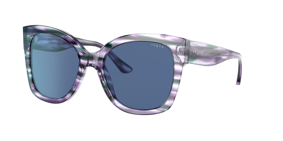 Vogue VO 5338S Striped Purple Violet / Dark Blue 54 / Plastic / Plastic
