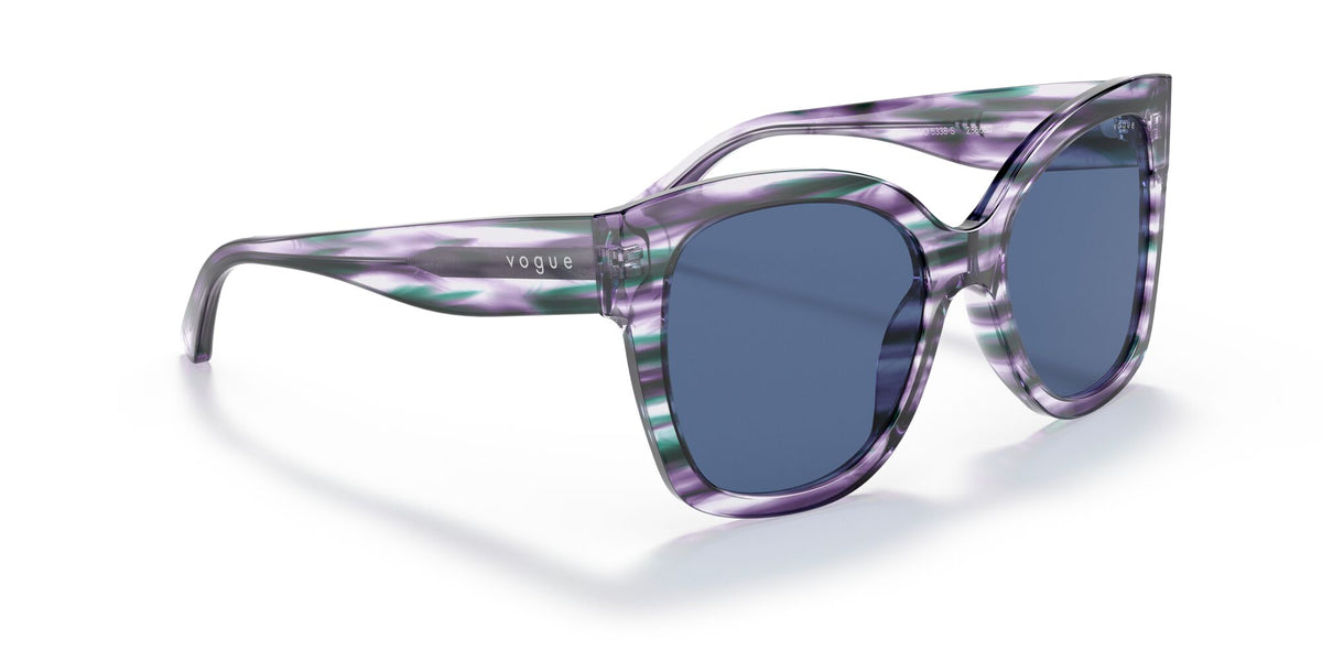 Vogue VO 5338S Striped Purple Violet / Dark Blue 54 / Plastic / Plastic
