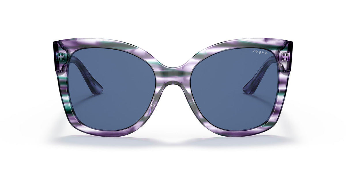 Vogue VO 5338S Striped Purple Violet / Dark Blue 54 / Plastic / Plastic
