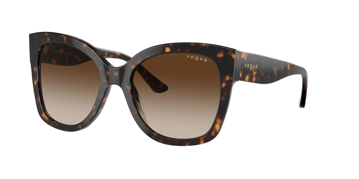 Vogue 0VO5338S W65613 54 Dark Havana/ Brown Gradient 54 / Plastic / Plastic
