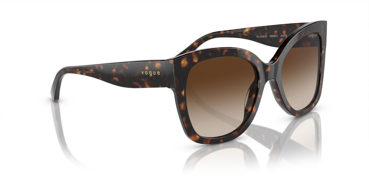 Vogue 0VO5338S W65613 54 Dark Havana/ Brown Gradient 54 / Plastic / Plastic