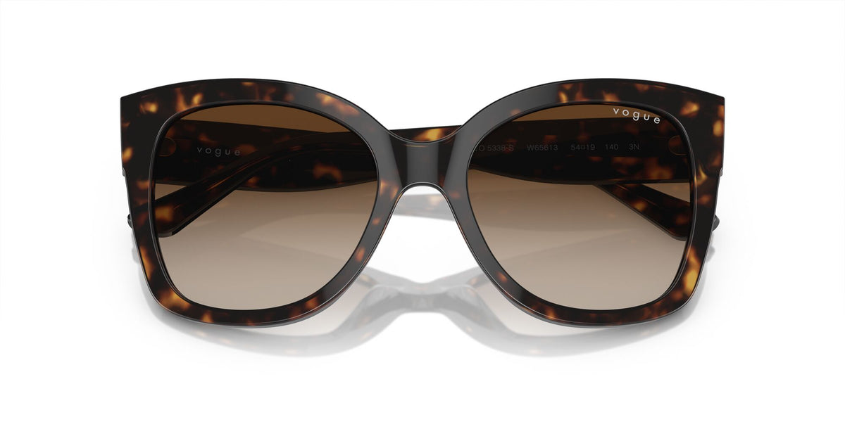 Vogue 0VO5338S W65613 54 Dark Havana/ Brown Gradient 54 / Plastic / Plastic