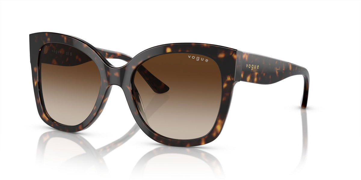 Vogue 0VO5338S W65613 54 Dark Havana/ Brown Gradient 54 / Plastic / Plastic