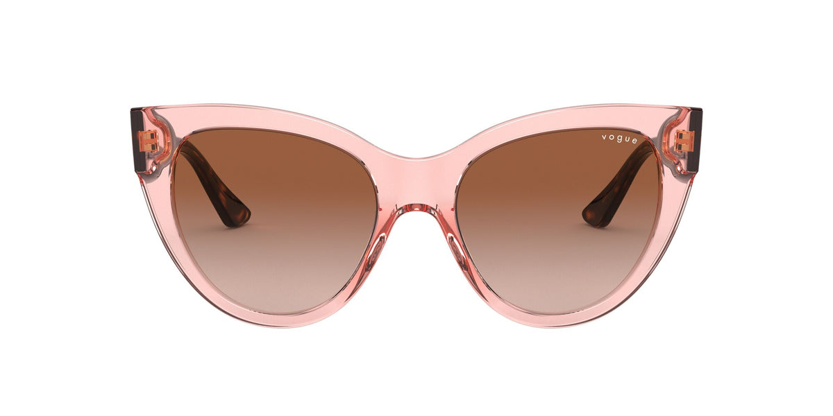 Vogue VO 5339S Transparent Pink / Brown Gradient 52 / Plastic / Plastic