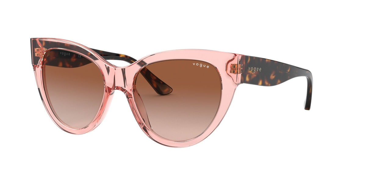 Vogue VO 5339S Transparent Pink / Brown Gradient 52 / Plastic / Plastic