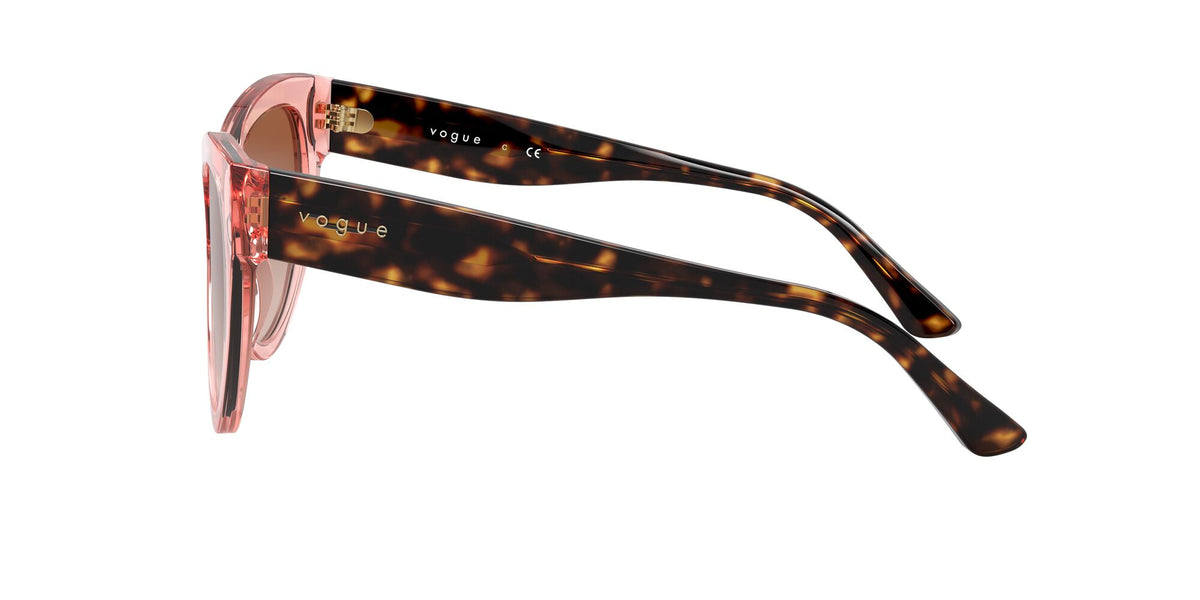 Vogue VO 5339S Transparent Pink / Brown Gradient 52 / Plastic / Plastic