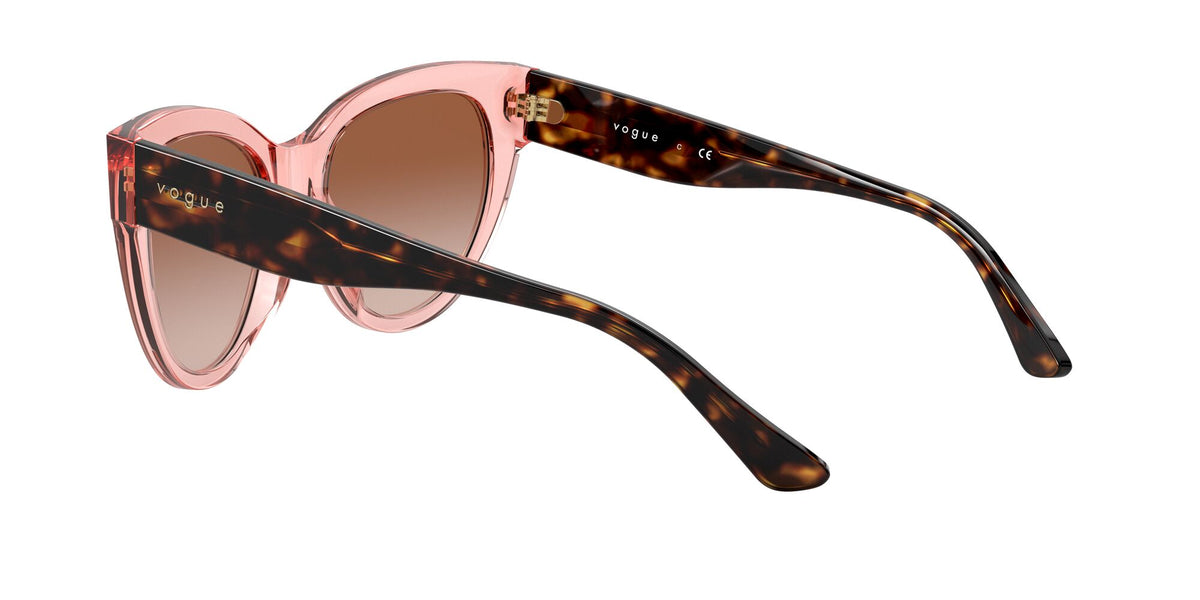 Vogue VO 5339S Transparent Pink / Brown Gradient 52 / Plastic / Plastic