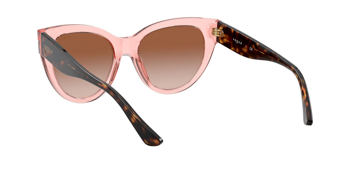 Vogue VO 5339S Transparent Pink / Brown Gradient 52 / Plastic / Plastic