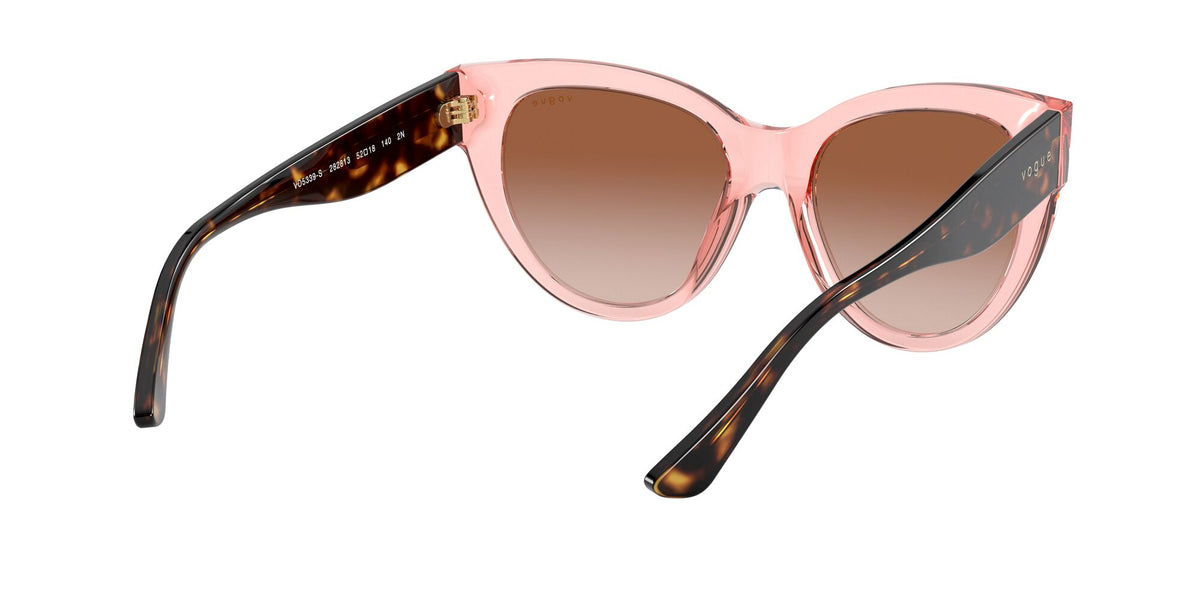 Vogue VO 5339S Transparent Pink / Brown Gradient 52 / Plastic / Plastic