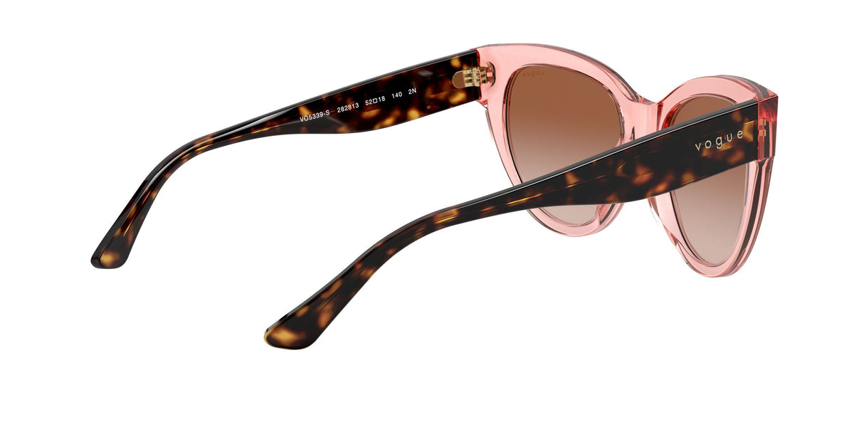 Vogue VO 5339S Transparent Pink / Brown Gradient 52 / Plastic / Plastic