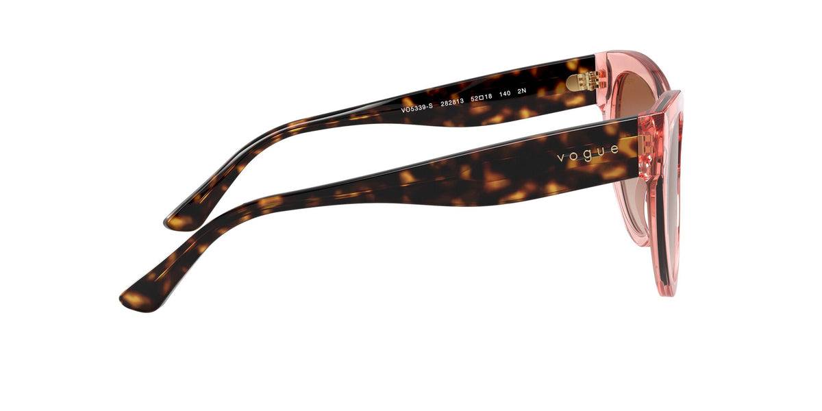 Vogue VO 5339S Transparent Pink / Brown Gradient 52 / Plastic / Plastic