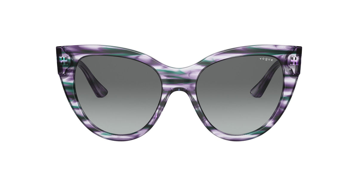 Vogue VO 5339S Striped Purple Violet / Grey Gradient 52 / Plastic / Plastic