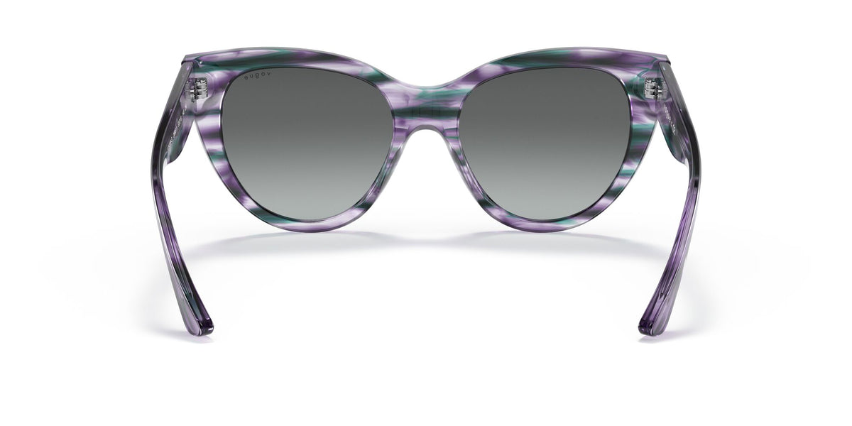 Vogue VO 5339S Striped Purple Violet / Grey Gradient 52 / Plastic / Plastic