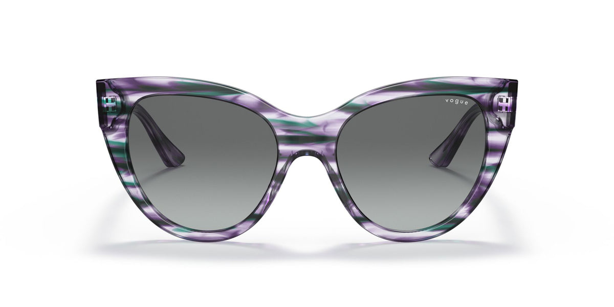 Vogue VO 5339S Striped Purple Violet / Grey Gradient 52 / Plastic / Plastic