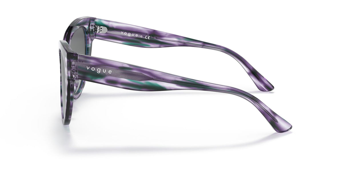 Vogue VO 5339S Striped Purple Violet / Grey Gradient 52 / Plastic / Plastic