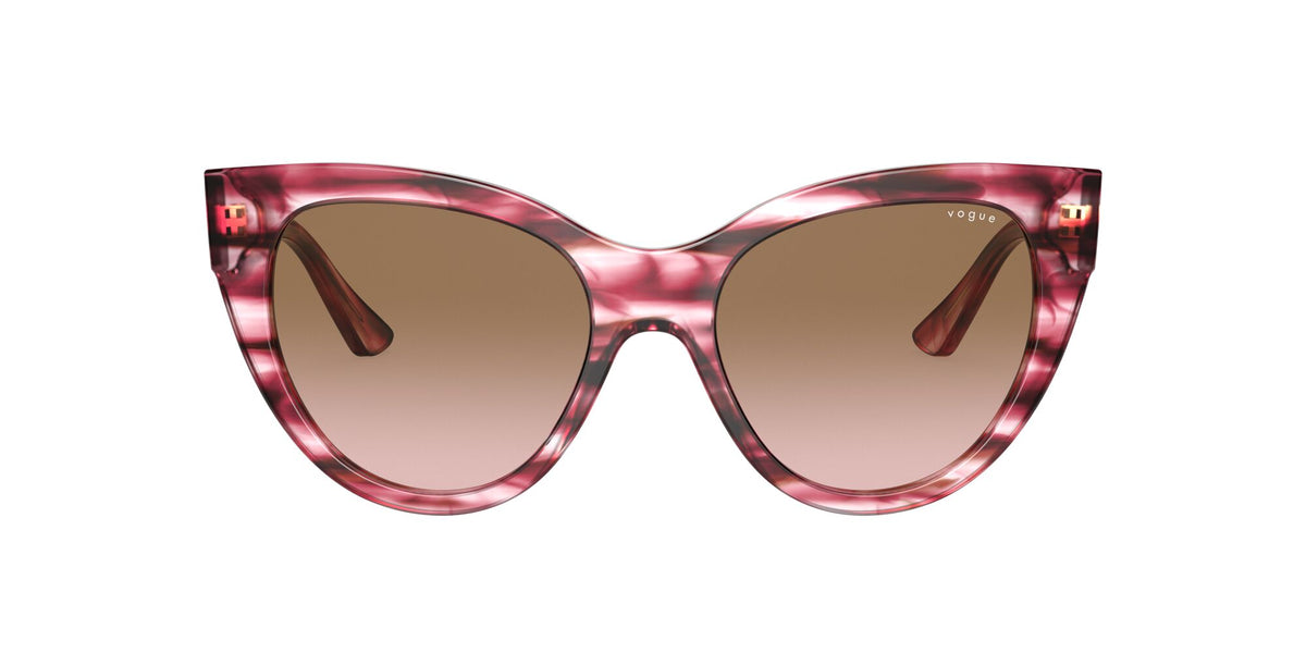 Vogue VO 5339S Striped Red / Pink Gradient Grey 52 / Plastic / Plastic