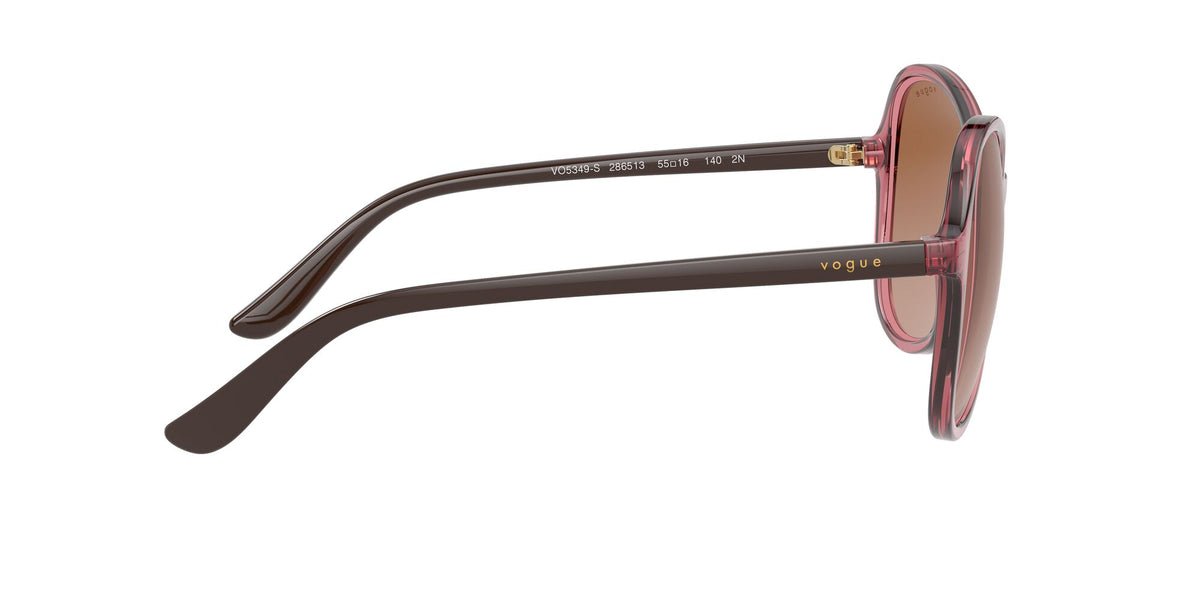 Vogue VO 5349S Transparent Pink / Brown Gradient 55 / Plastic / Plastic