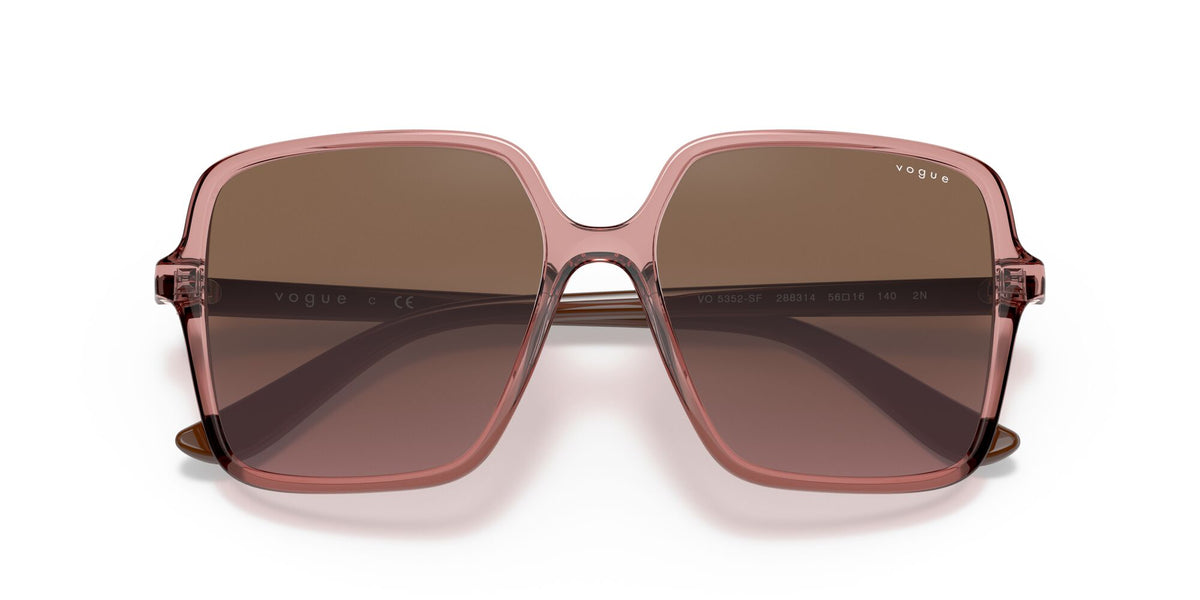 Vogue 0VO5352SF 288314 56 Transparent Coral/ Violet Gradient Brown 56 / Plastic / Plastic