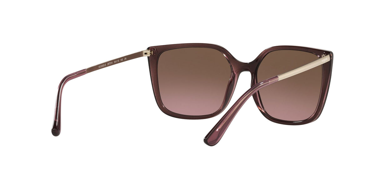 Vogue 0VO5353S 287314 54 Top Red On Transparent Pink/ Pink Gradient Brown 54 / Plastic / Metal