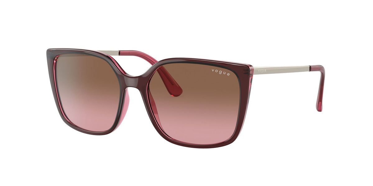 Vogue 0VO5353S 287314 54 Top Red On Transparent Pink/ Pink Gradient Brown 54 / Plastic / Metal