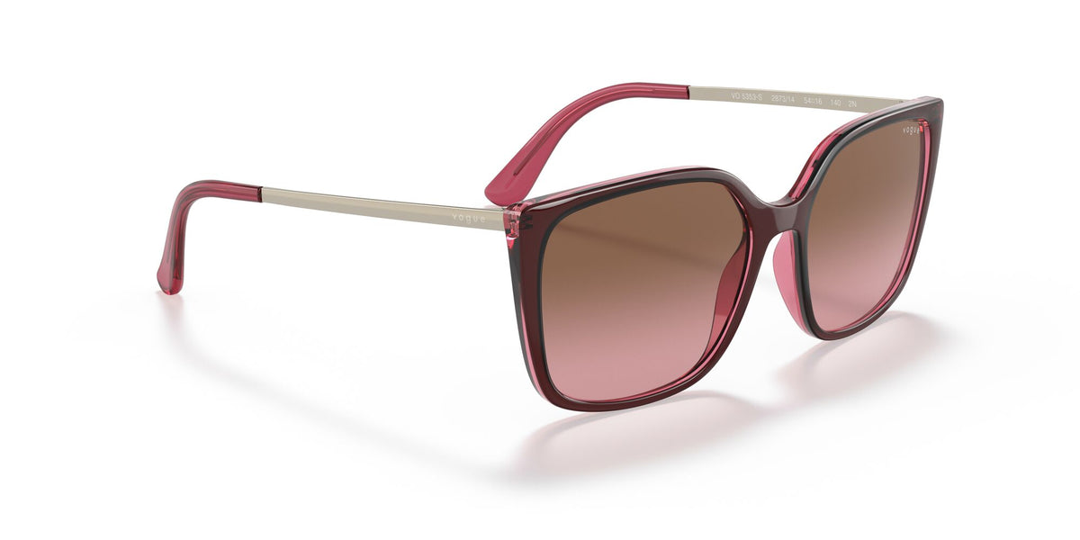 Vogue 0VO5353S 287314 54 Top Red On Transparent Pink/ Pink Gradient Brown 54 / Plastic / Metal