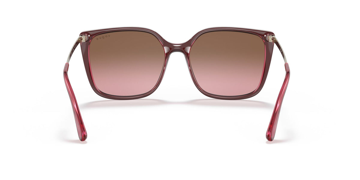Vogue 0VO5353S 287314 54 Top Red On Transparent Pink/ Pink Gradient Brown 54 / Plastic / Metal