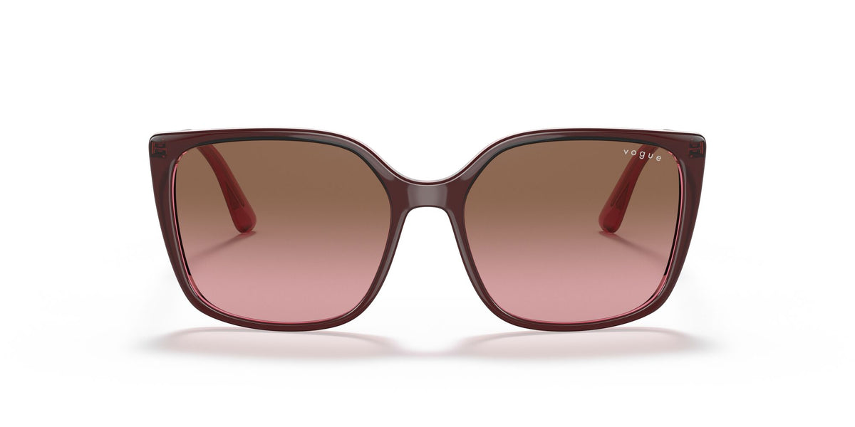 Vogue 0VO5353S 287314 54 Top Red On Transparent Pink/ Pink Gradient Brown 54 / Plastic / Metal