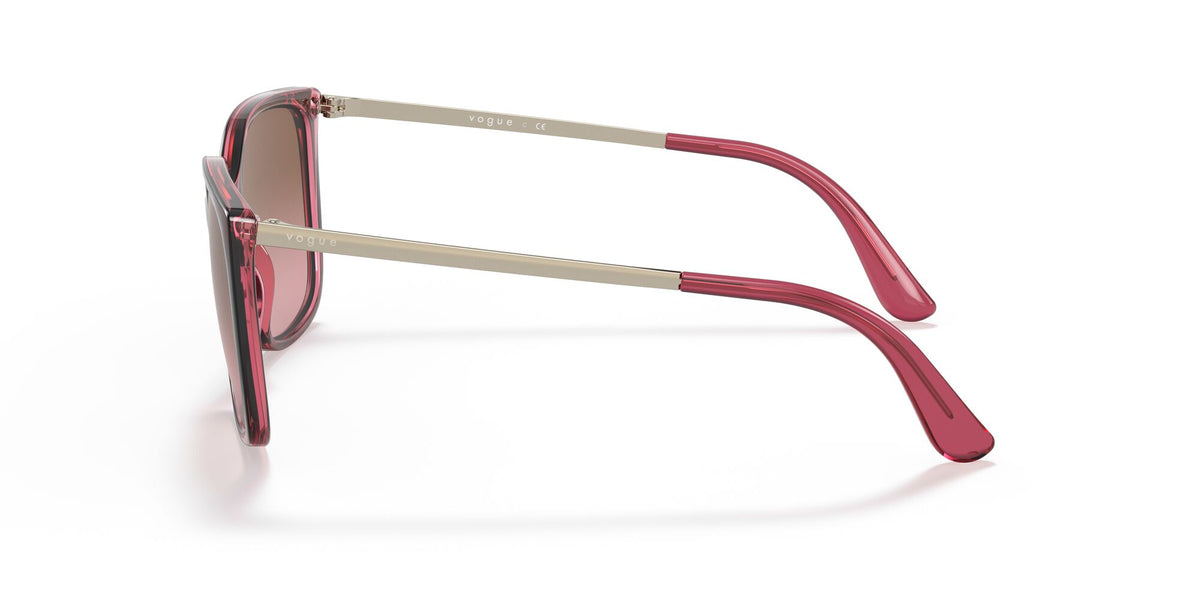 Vogue 0VO5353S 287314 54 Top Red On Transparent Pink/ Pink Gradient Brown 54 / Plastic / Metal