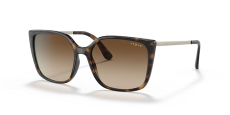 Vogue 0VO5353S W65613 54 Dark Havana/ Brown Gradient 54 / Plastic / Metal