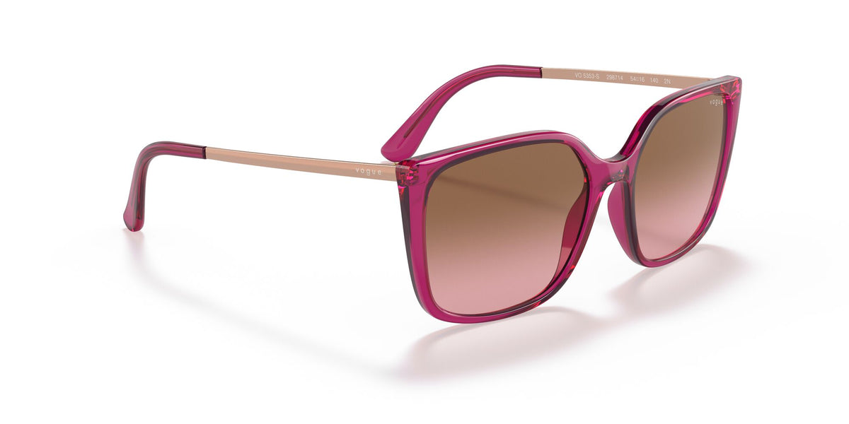 Vogue VO 5353S Transparent Cherry / Pink Gradient Brown 54 / Plastic / Metal