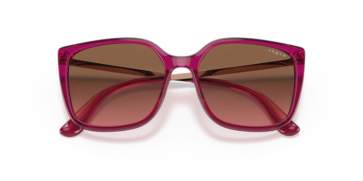 Vogue VO 5353S Transparent Cherry / Pink Gradient Brown 54 / Plastic / Metal