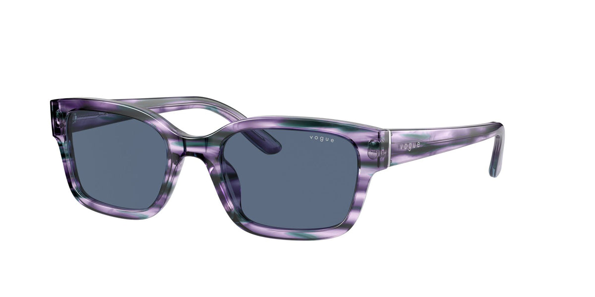 Vogue VO 5357S Purple Striped Green / Dark Blue 51 / Plastic / Plastic