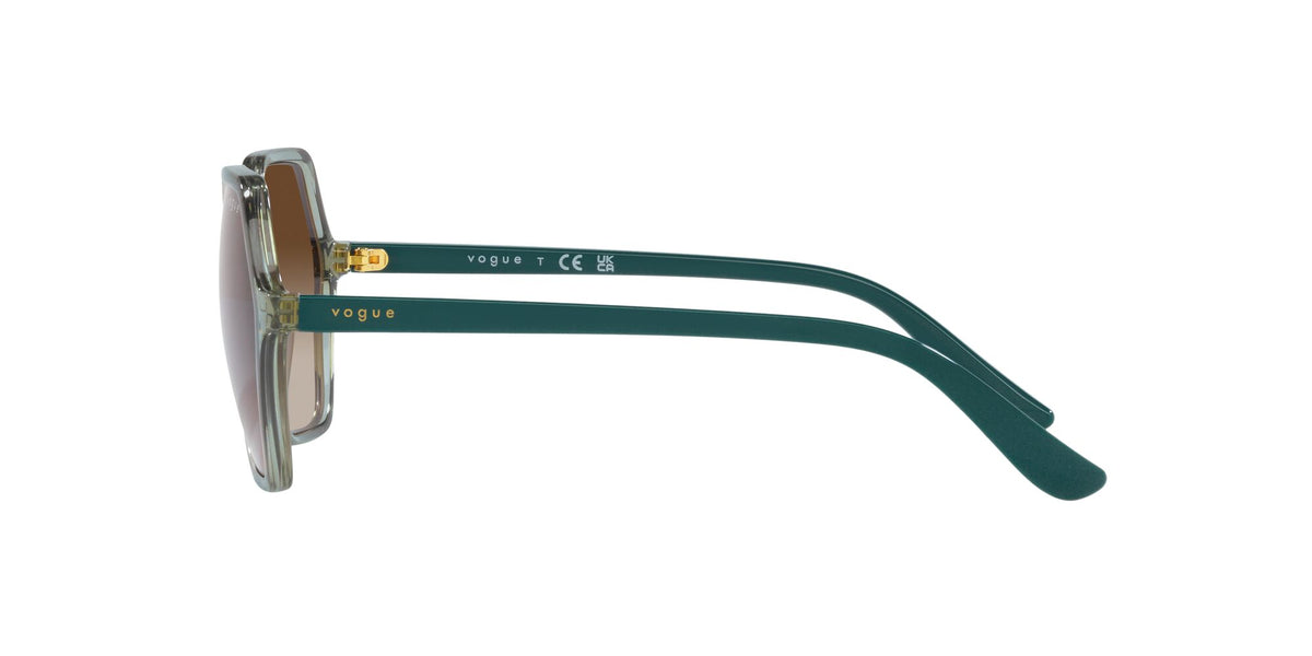 Vogue 0VO5361S 302213 55 Transparent Light Green/ Gradient Brown 55 / Plastic / Plastic