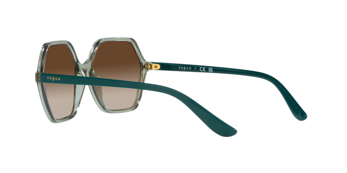 Vogue 0VO5361S 302213 55 Transparent Light Green/ Gradient Brown 55 / Plastic / Plastic