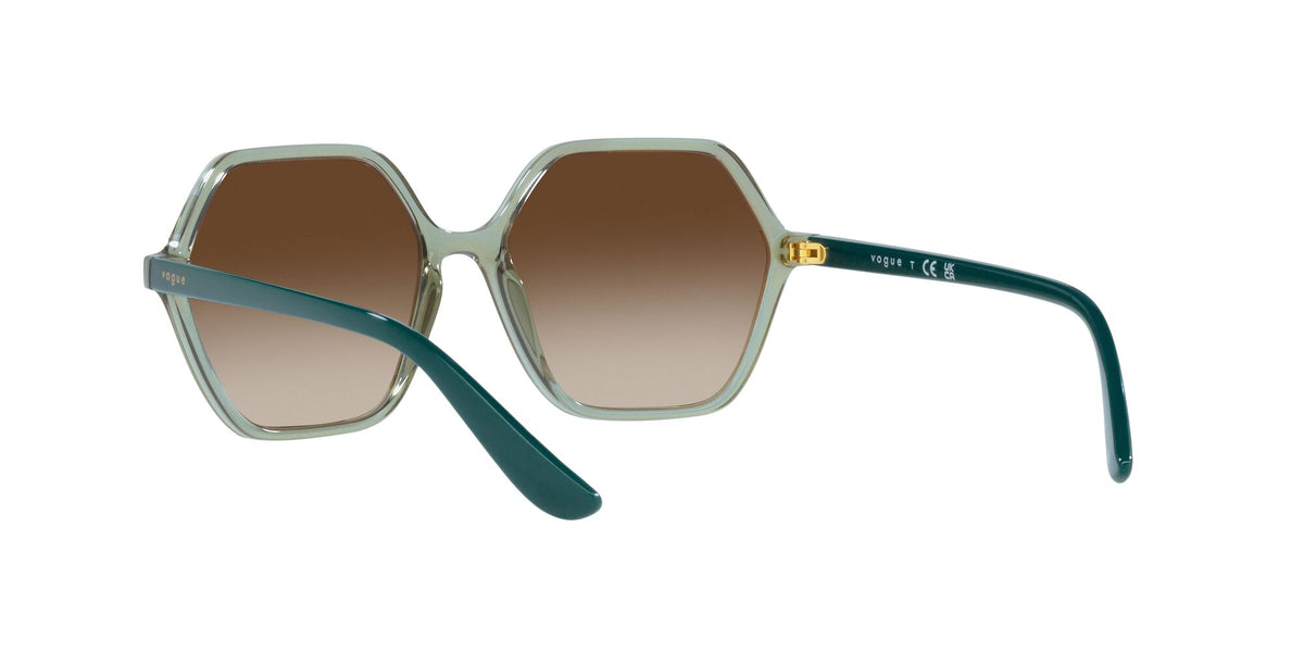 Vogue 0VO5361S 302213 55 Transparent Light Green/ Gradient Brown 55 / Plastic / Plastic