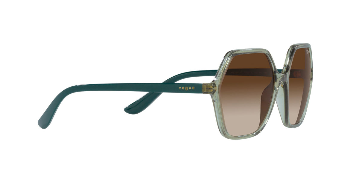 Vogue 0VO5361S 302213 55 Transparent Light Green/ Gradient Brown 55 / Plastic / Plastic
