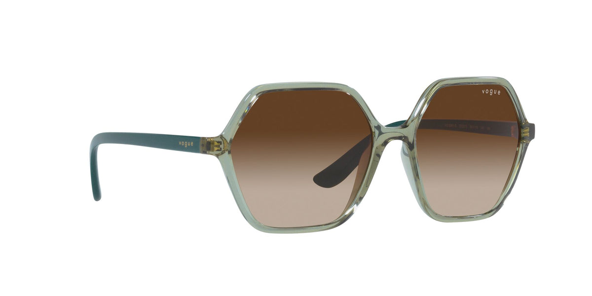 Vogue 0VO5361S 302213 55 Transparent Light Green/ Gradient Brown 55 / Plastic / Plastic