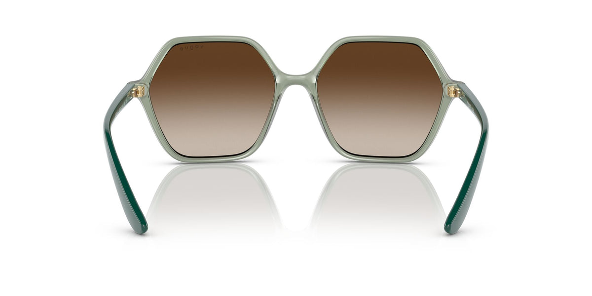 Vogue 0VO5361S 302213 55 Transparent Light Green/ Gradient Brown 55 / Plastic / Plastic