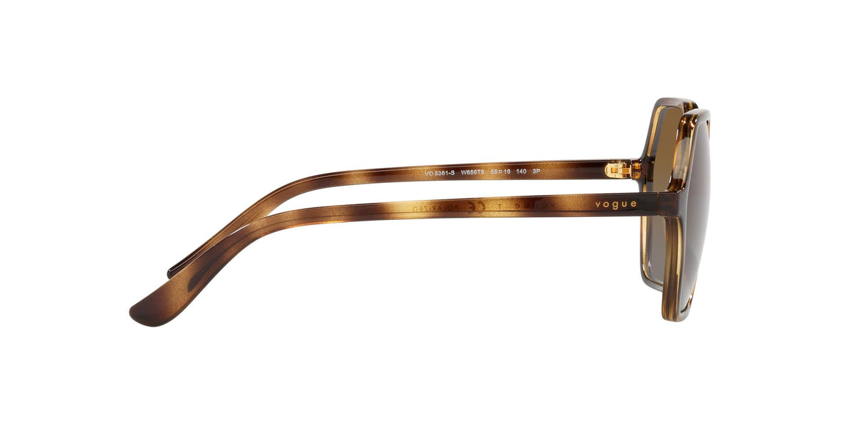 Vogue 0VO5361S W656T5 55 Dark Havana/ Polarised Brown Gradient 55 / Plastic / Plastic