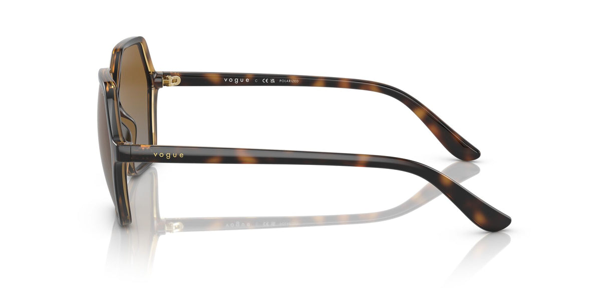 Vogue 0VO5361S W656T5 55 Dark Havana/ Polarised Brown Gradient 55 / Plastic / Plastic