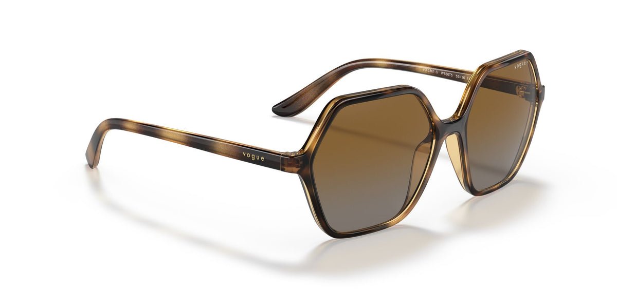 Vogue 0VO5361S W656T5 55 Dark Havana/ Polarised Brown Gradient 55 / Plastic / Plastic