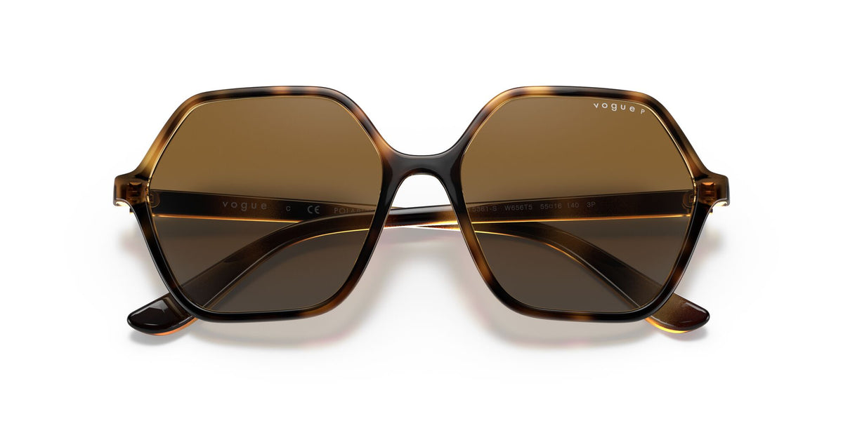 Vogue 0VO5361S W656T5 55 Dark Havana/ Polarised Brown Gradient 55 / Plastic / Plastic