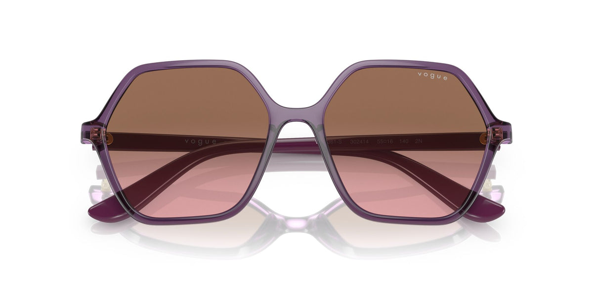 Vogue VO 5361S Transparent Violet / Pink Gradient Brown 55 / Plastic / Plastic