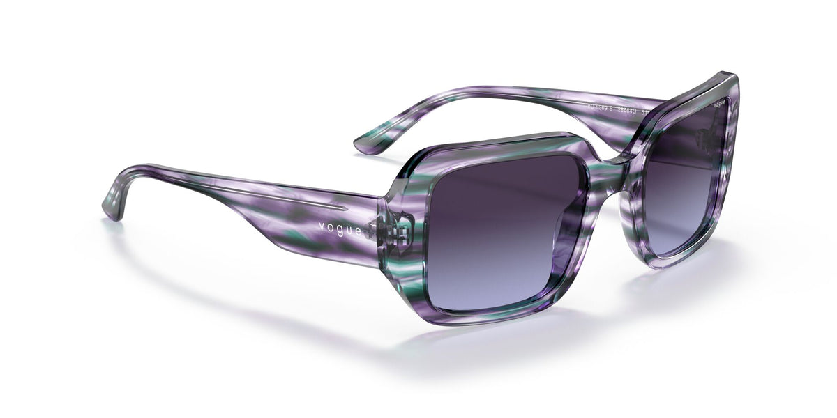 Vogue VO 5369S Striped Purple Violet / Violet Gradient Dark Grey 51 / Plastic / Plastic