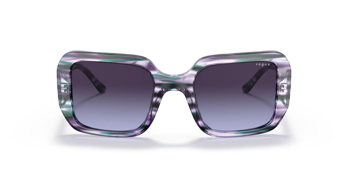 Vogue VO 5369S Striped Purple Violet / Violet Gradient Dark Grey 51 / Plastic / Plastic
