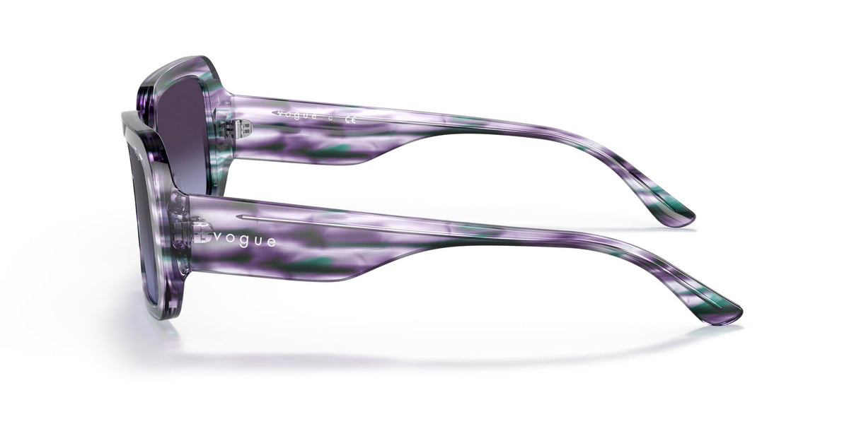 Vogue VO 5369S Striped Purple Violet / Violet Gradient Dark Grey 51 / Plastic / Plastic