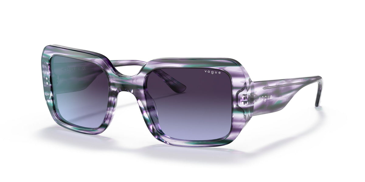 Vogue VO 5369S Striped Purple Violet / Violet Gradient Dark Grey 51 / Plastic / Plastic