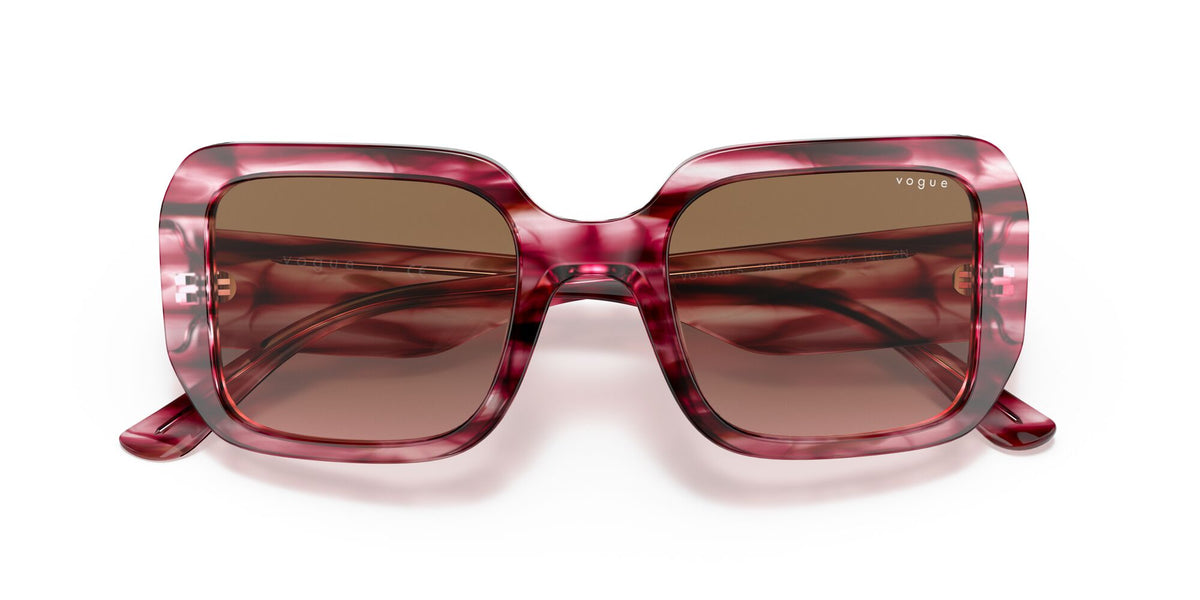 Vogue VO 5369S Striped Red / Pink Gradient Grey 51 / Plastic / Plastic